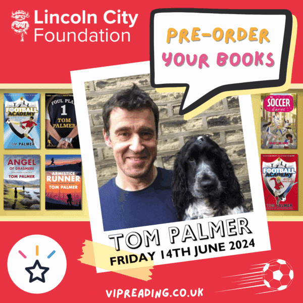 Tom Palmer Books - Lincoln City Foundation - 14th June 2024 — original event artwork