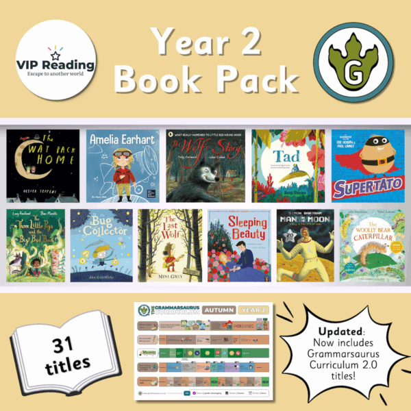 Year 2 Book Pack - Grammarsaurus Curriculum