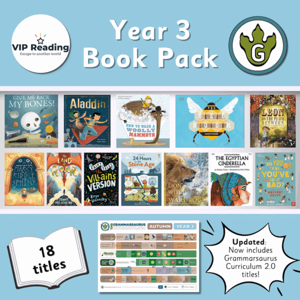 Year 3 Book Pack - Grammarsaurus Curriculum