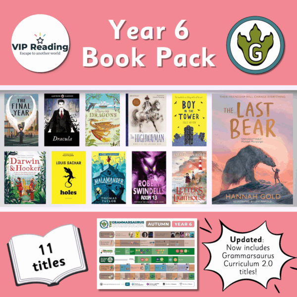 Year 6 Book Pack - Grammarsaurus Curriculum