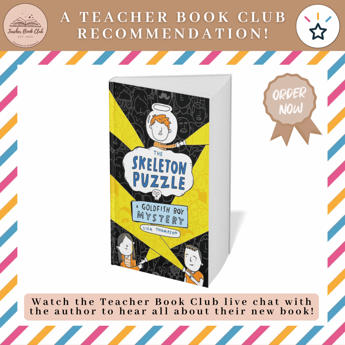 VIP author live book promo
