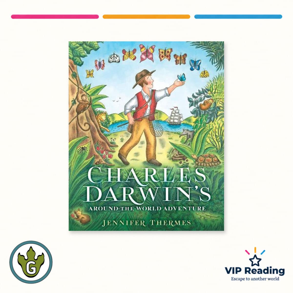 Charles Darwin's Around the World Adventure (Hardback)