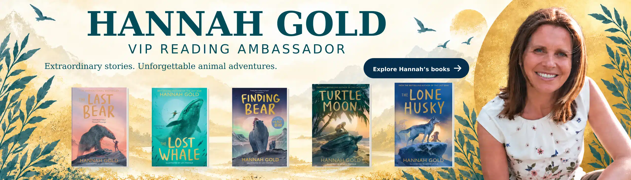 Explore books by Hannah Gold, VIP Reading Ambassador.