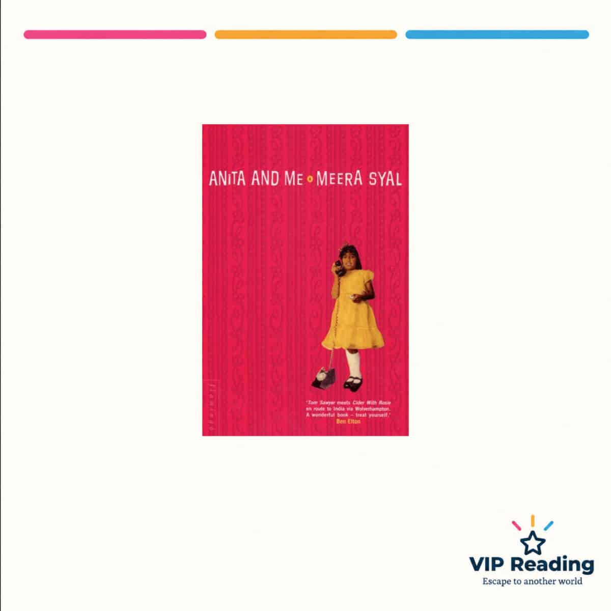 Anita and Me — ISBN 9780006548768 — original book cover on the VIP Reading ivory template