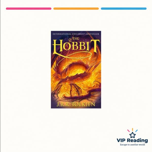 The Hobbit — ISBN 9780007458424 — original book cover on the VIP Reading ivory template
