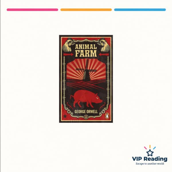 Animal Farm — ISBN 9780141036137 — original book cover on the VIP Reading ivory template
