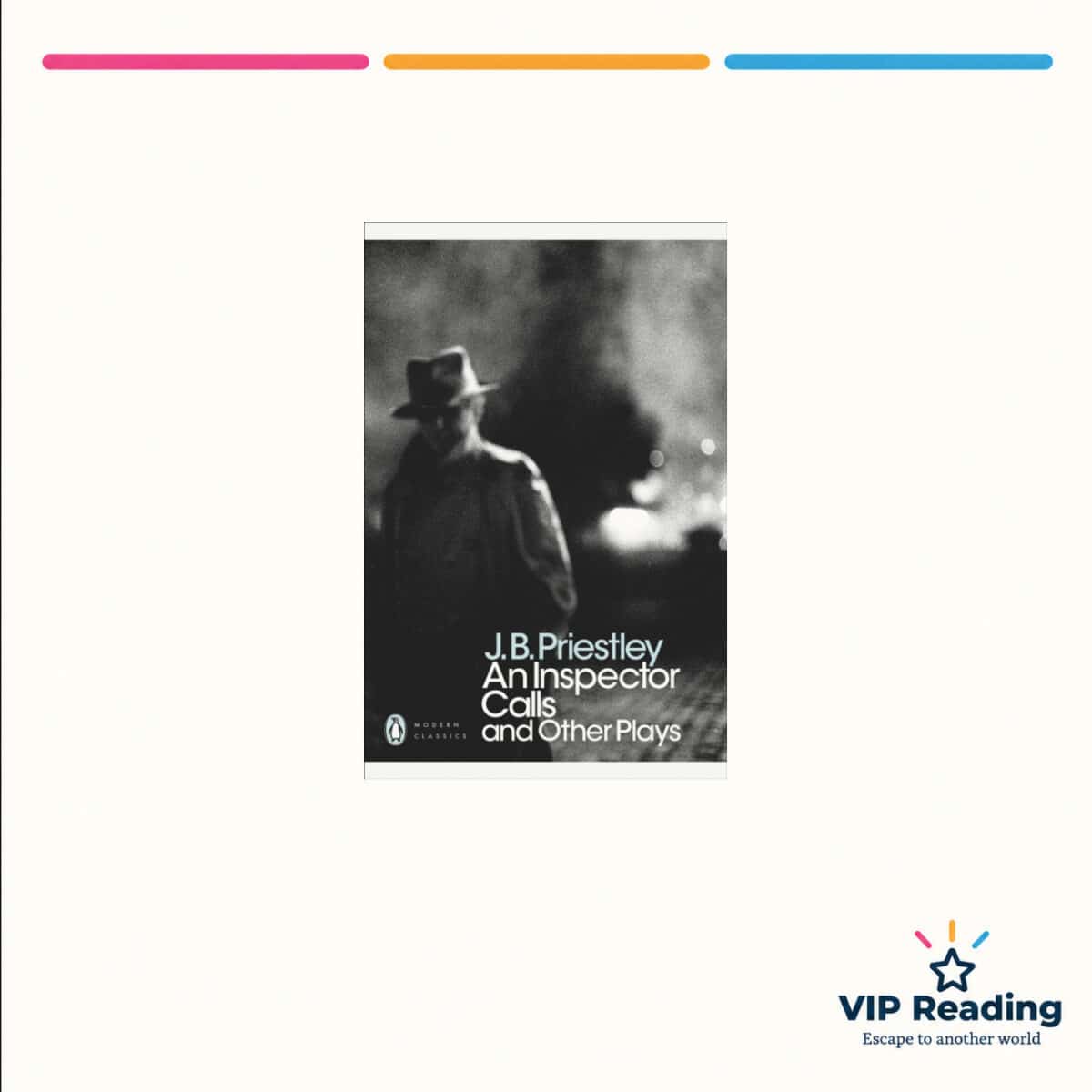 An Inspector Calls and Other Plays — ISBN 9780141185354 — original book cover on the VIP Reading ivory template