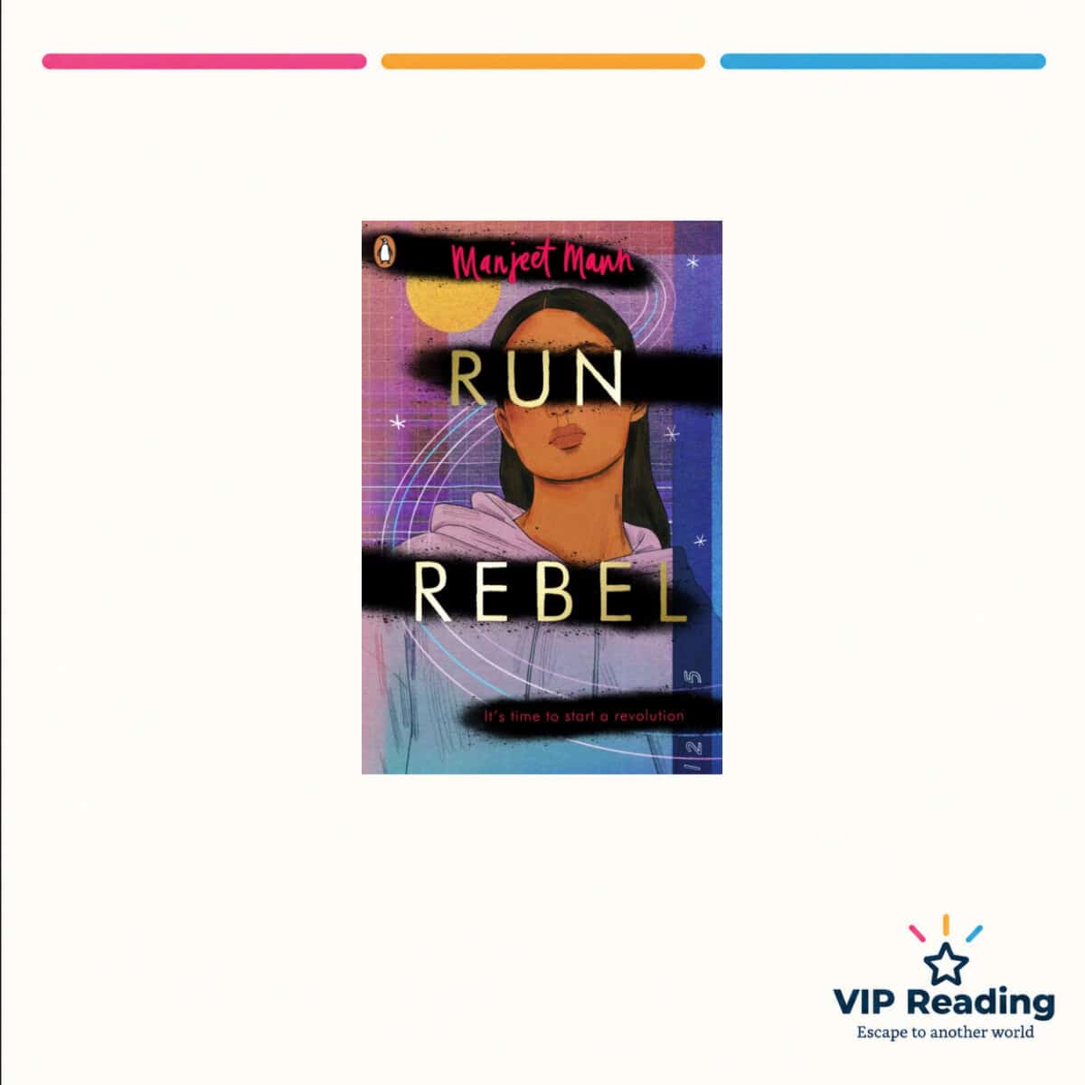 Run, Rebel — ISBN 9780241411421 — original book cover on the VIP Reading ivory template