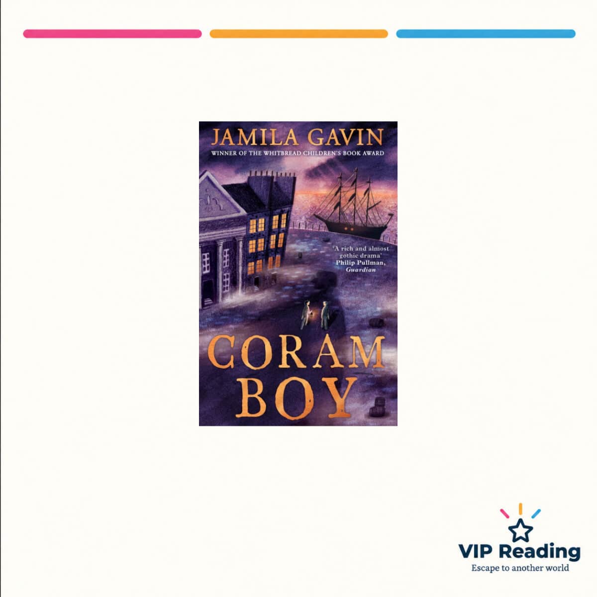 Coram Boy — ISBN 9781405277037 — original book cover on the VIP Reading ivory template