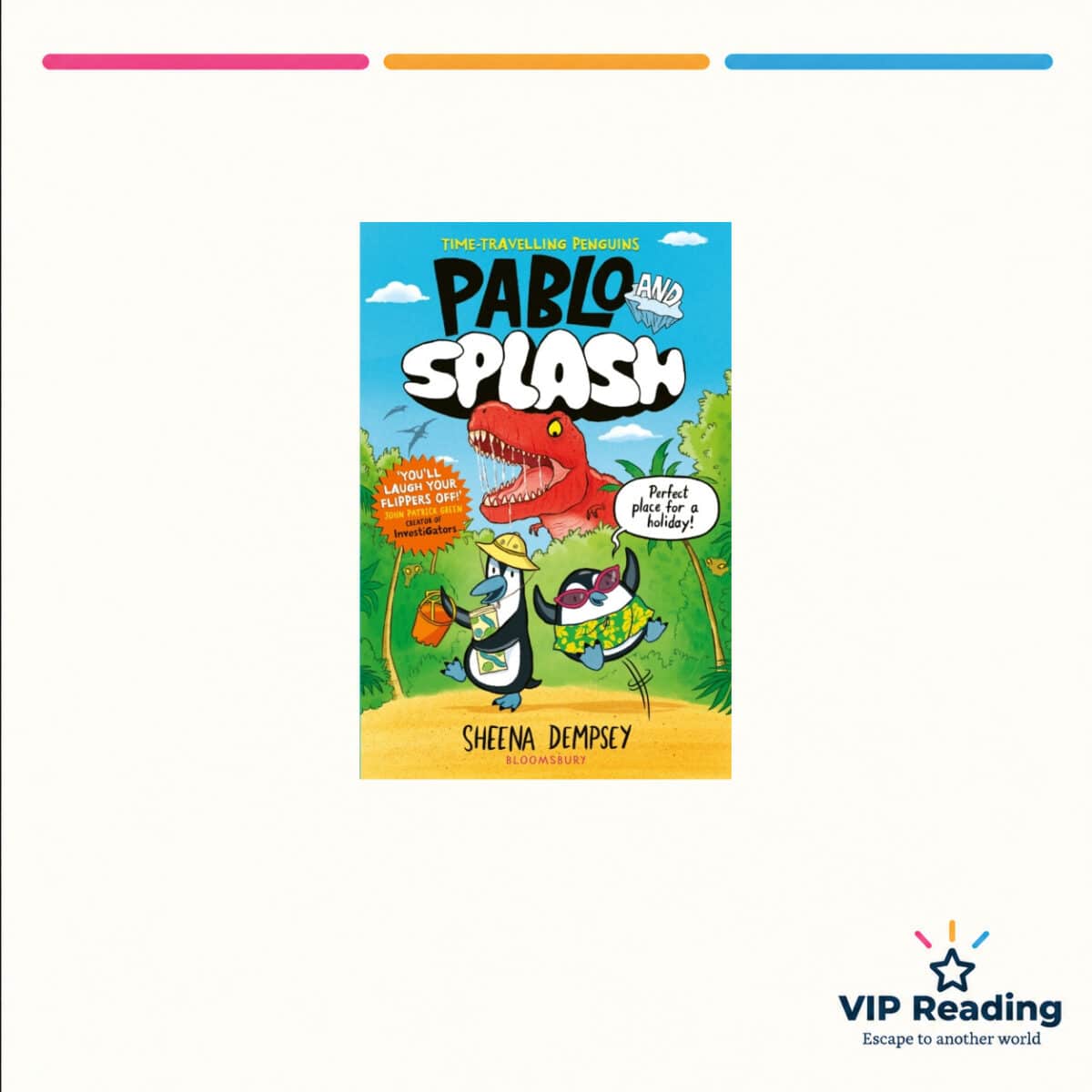 Pablo and Splash — ISBN 9781526662606 — original book cover on the VIP Reading ivory template