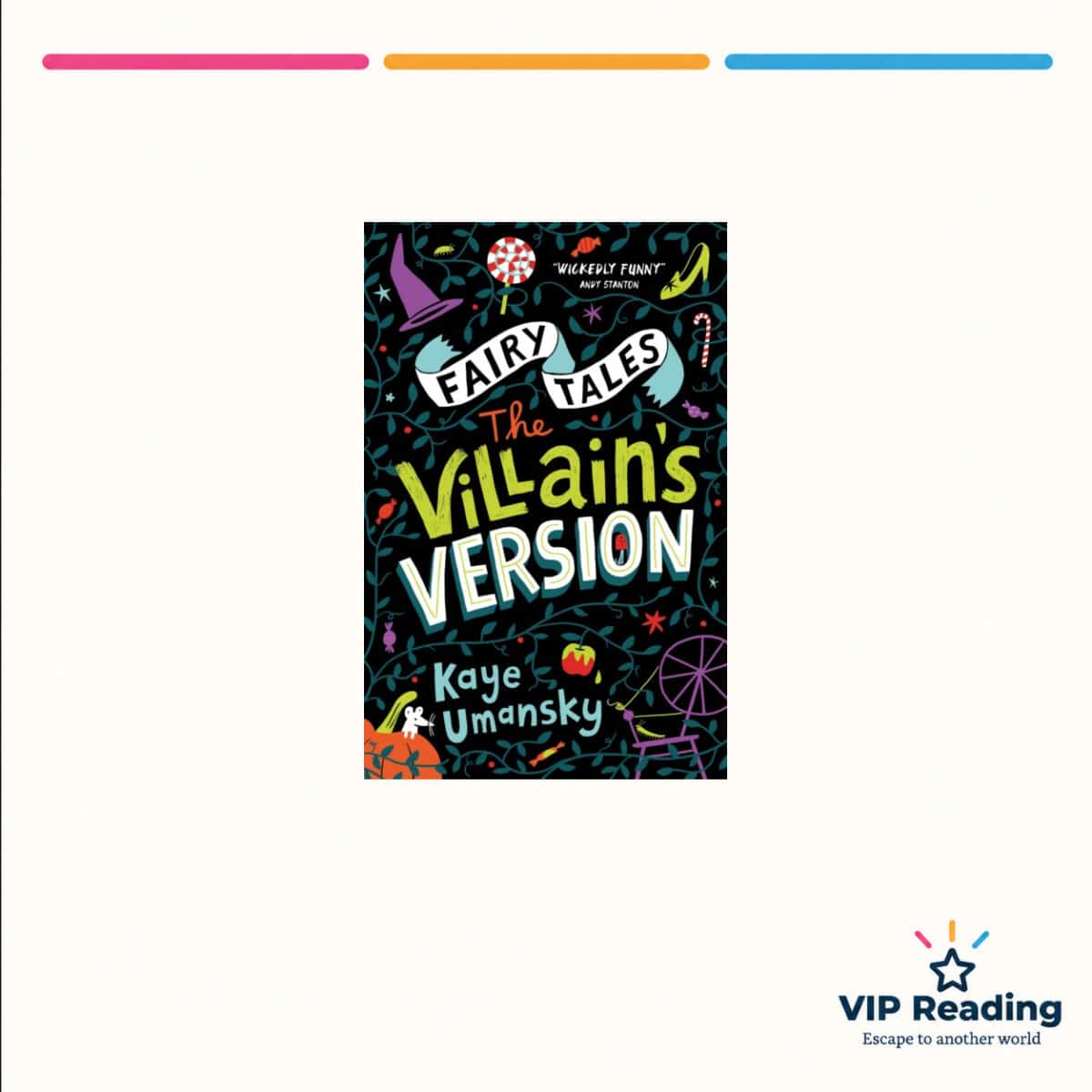Fairy Tales: The Villain’s Version, ISBN 9781781128534, original cover on the VIP Reading template