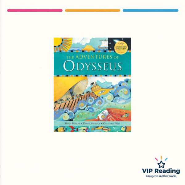 Adventures of Odysseus — ISBN 9781782853565 — original book cover on the VIP Reading ivory template
