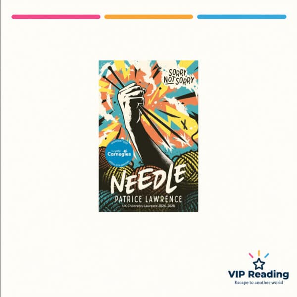 Needle by Patrice Lawrence — ISBN 9781800901018, VIP Reading ivory cover