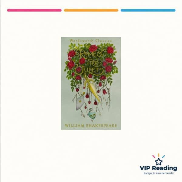 Romeo and Juliet — ISBN 9781840224337 — original book cover on the VIP Reading ivory template