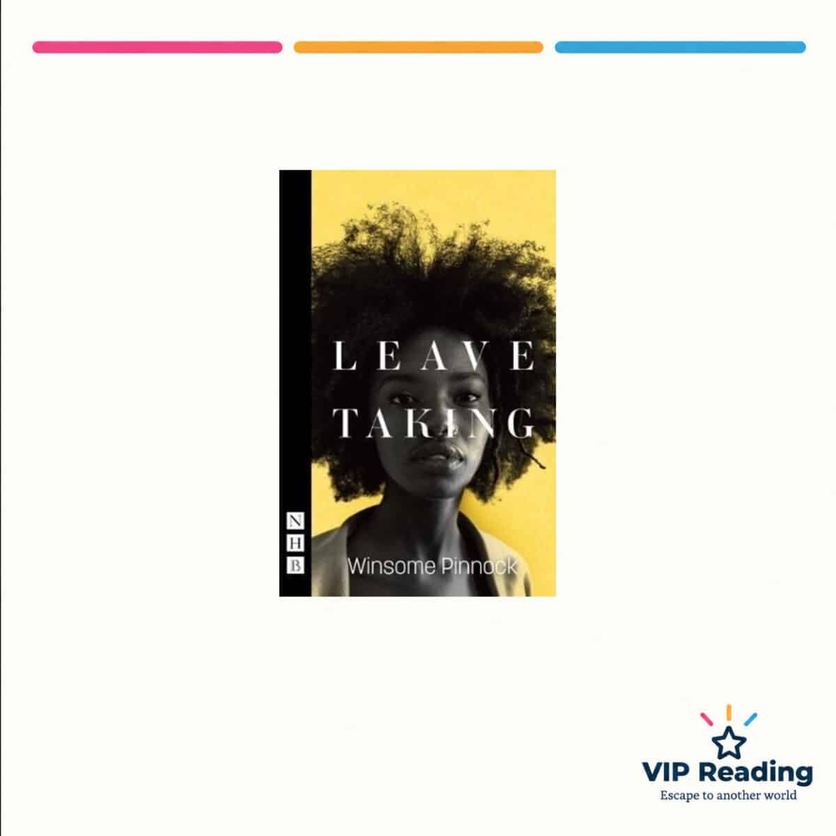 Leave Taking — ISBN 9781848427402 — original book cover on the VIP Reading ivory template