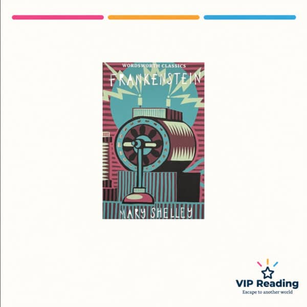 Frankenstein — ISBN 9781853260230 — original book cover on the VIP Reading ivory template