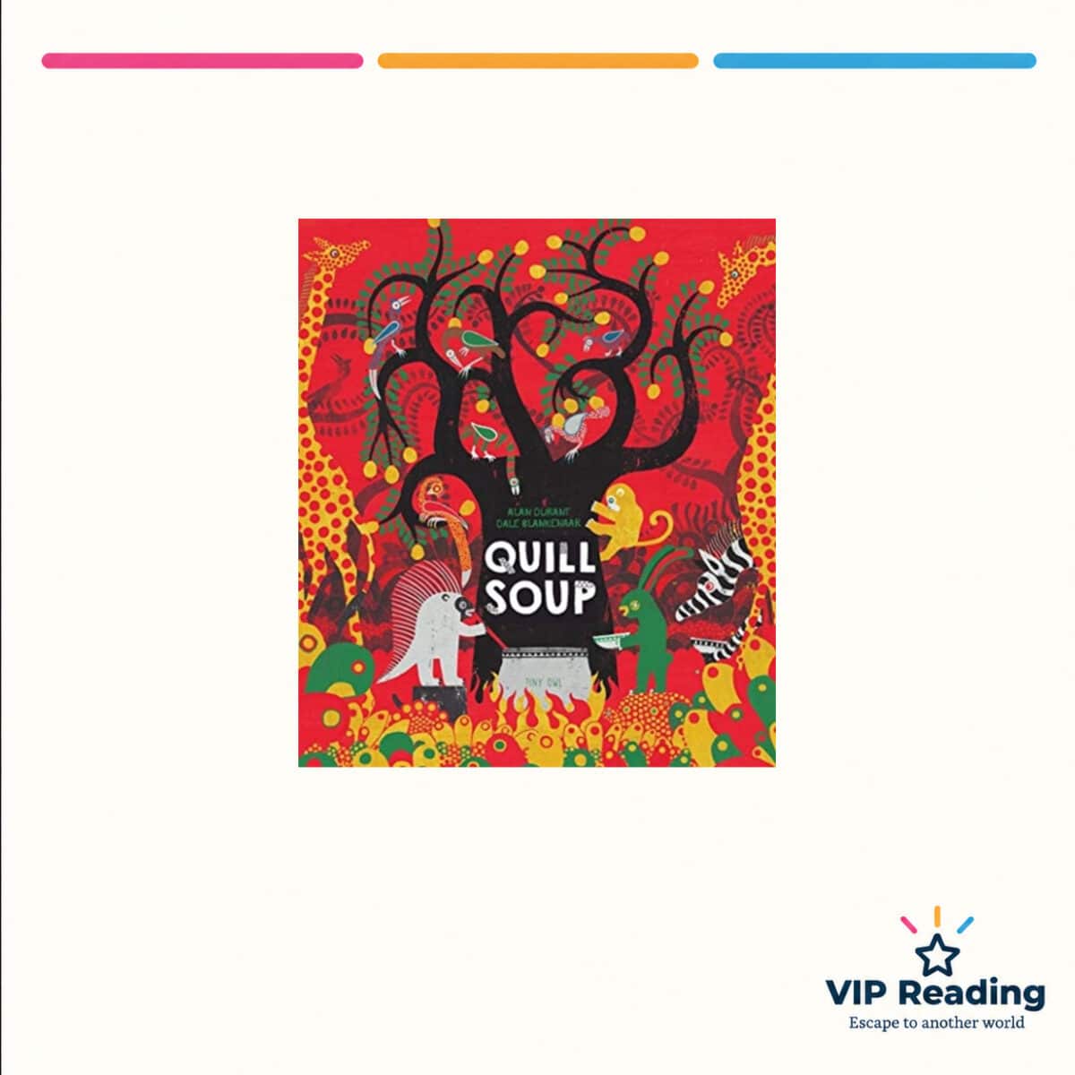 Quill Soup — ISBN 9781910328668 — original book cover on the VIP Reading ivory template