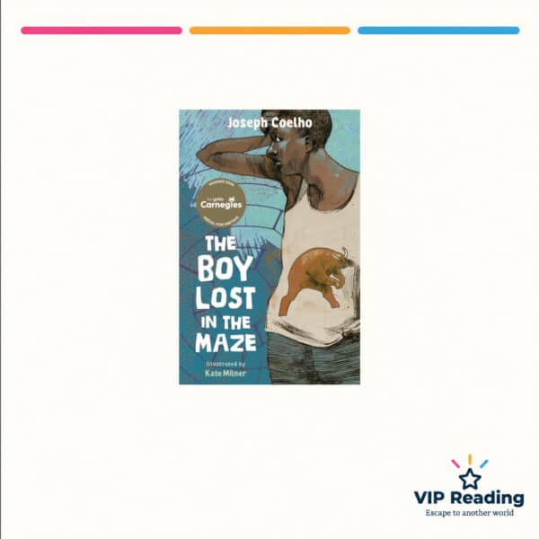 The Boy Lost in the Maze — ISBN 9781915659750 — original book cover on the VIP Reading ivory template