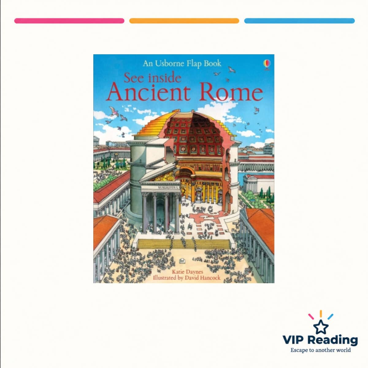 See Inside Ancient Rome book cover on the VIP Reading template