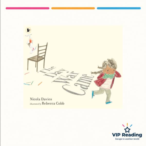 The Day War Came book cover on the VIP Reading template