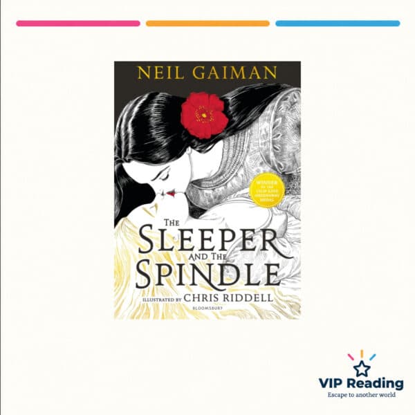 Sleeper and the Spindle book cover on the VIP Reading template