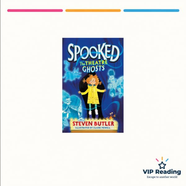 Spooked: The Theatre Ghosts book cover on the VIP Reading template