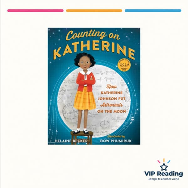 Counting on Katherine book cover on the VIP Reading template