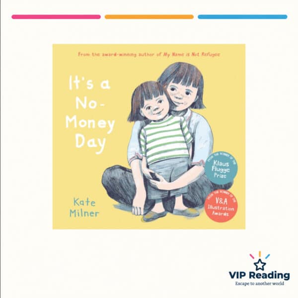 It’s a No-Money Day book cover on the VIP Reading template