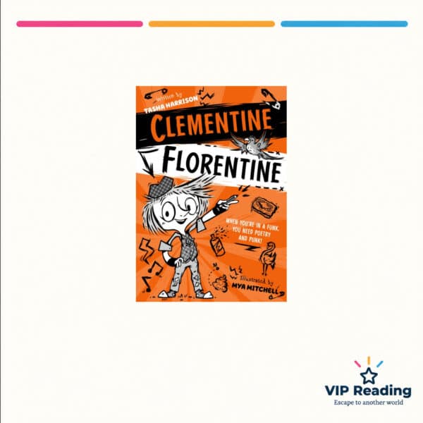 Clementine Florentine book cover on the VIP Reading template